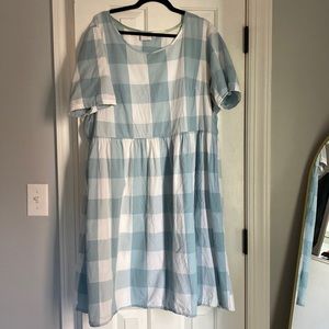 Asos short sleeved cotton dress